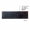 Sanwa Supply Wired Slim Keyboard USB Connection Japanese Layout 112 Keys Pantograph Black SKB-SL33BK