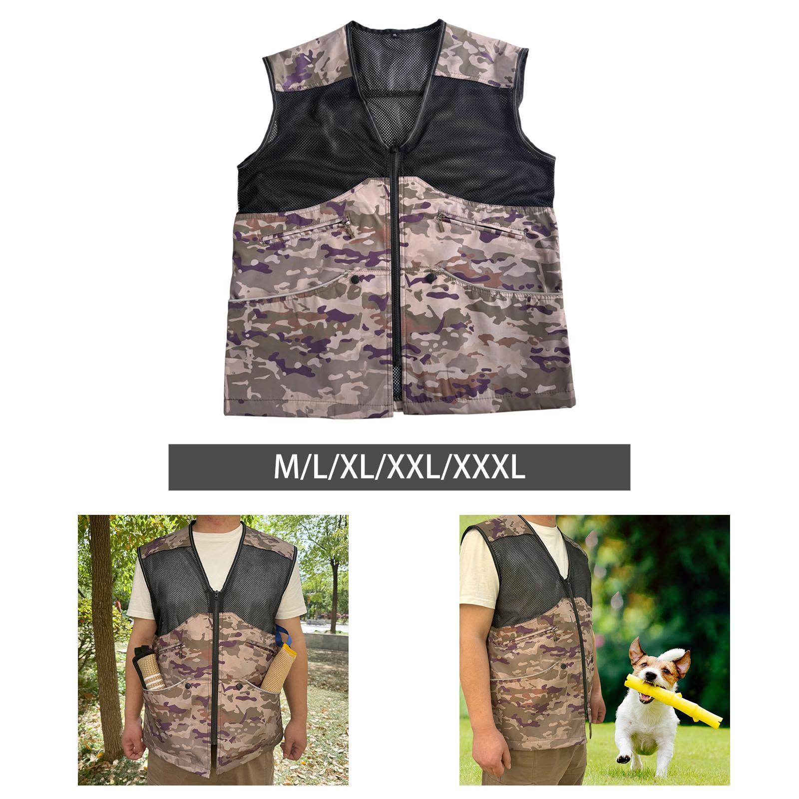 Dog Training Vest for Handlers Dogs Trainer Clothes Sleeveless Professional Bite L