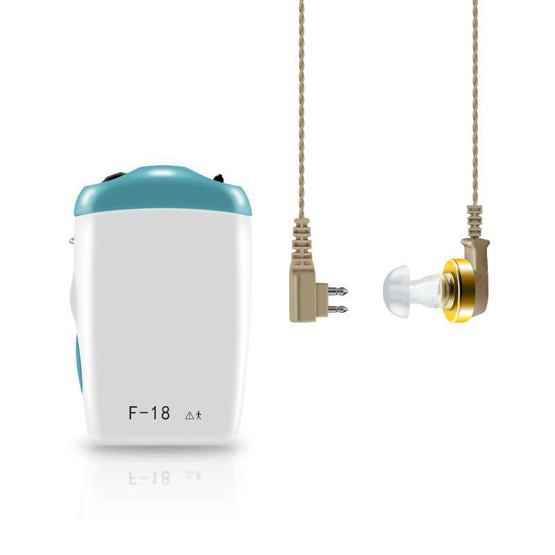 

Слуховой аппарат-бокс на батарейках с усилителем голоса для пожилых людей F-18