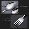 Refined Bamboo Handle Cutlery Set Stainless Steel Suitable for Home Kitchens and Gifts
