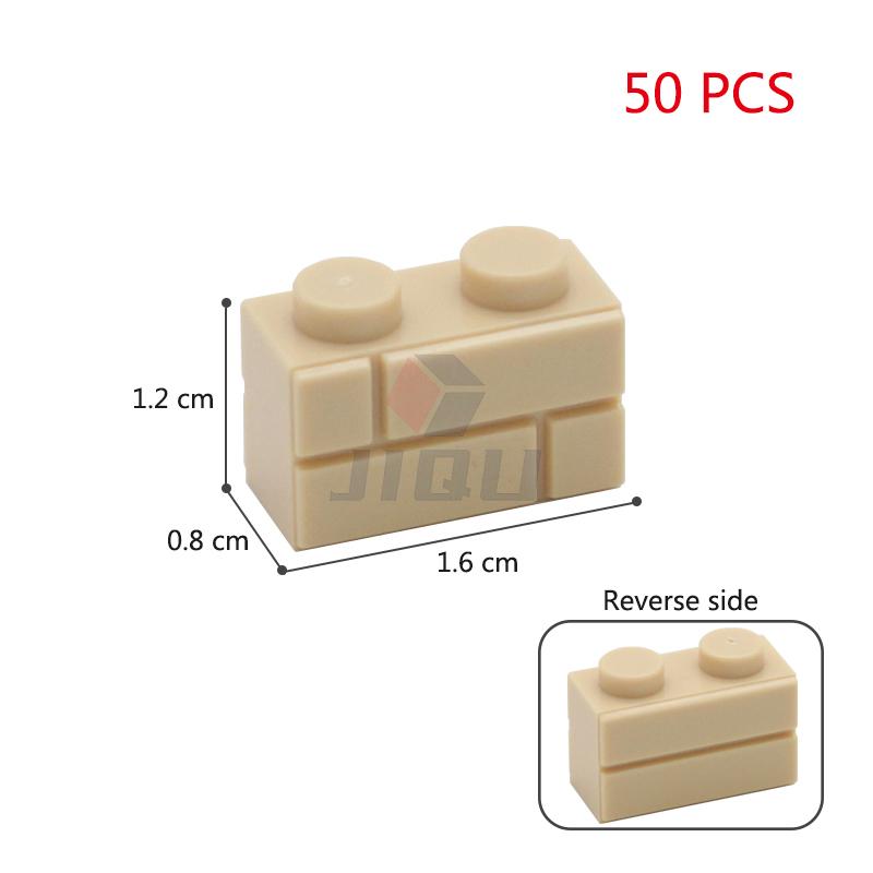 MOC 1x2 1x3 1x4 L Dots Masonry Profile Thick Brick Creative Figures House Contruction Building Blocks Toy Compatible 98283 15533