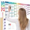 42x100cm Large Size Calendar Colorful 12 Month Calendar 2026 English Calendar  Home Use