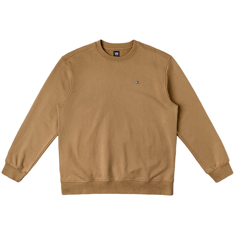 

Lee Men s Crew Neck Logo Patch Long Sleeve Sweatshirt L