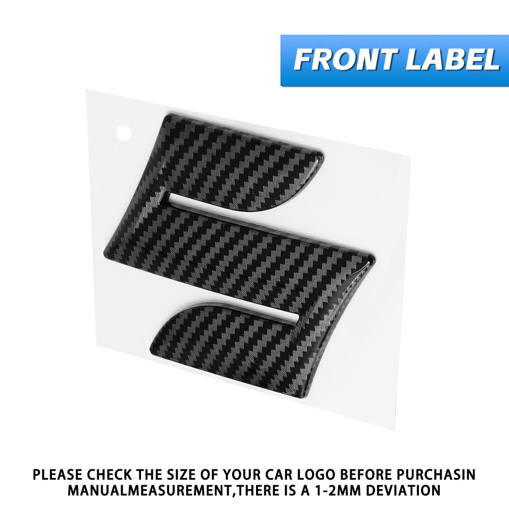 ABS Auto Frontgrill Abzeichen Logo Haube Vorne Hinten Emblem Aufkleber Zubehör Für Suzuki Ignis Jimny Swift SX4 Grand Vitara Samurai