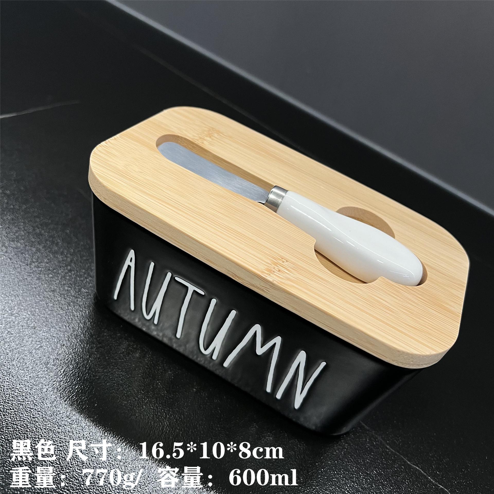 Масленка Керамическая Масленка С Ножом И Крышкой Масленка Западная Хлебная Масленка Прямоугольная