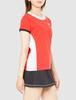 Prince Short Sleeve Game Red Size L Women's Shirt, (015),
