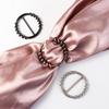 Hijab Scarf Clip Clothing Corner Knotted Buckles Round Metal Scarf Buckle  Girls