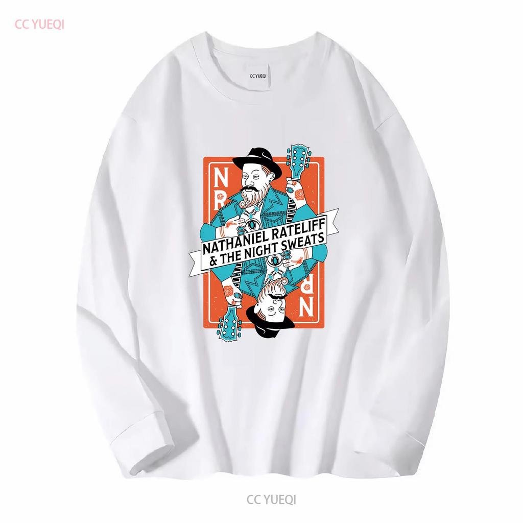 Nathaniel Rateliff The Night Sweats T Shirt MenS Retro s vintage Washed Stylish homme graphic streetwear Top For Everyday Wear