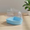 Bird Bath Box Easy to Groomed Feathered Companion Bathing Tub Transparent Cover Pet Supplies X00