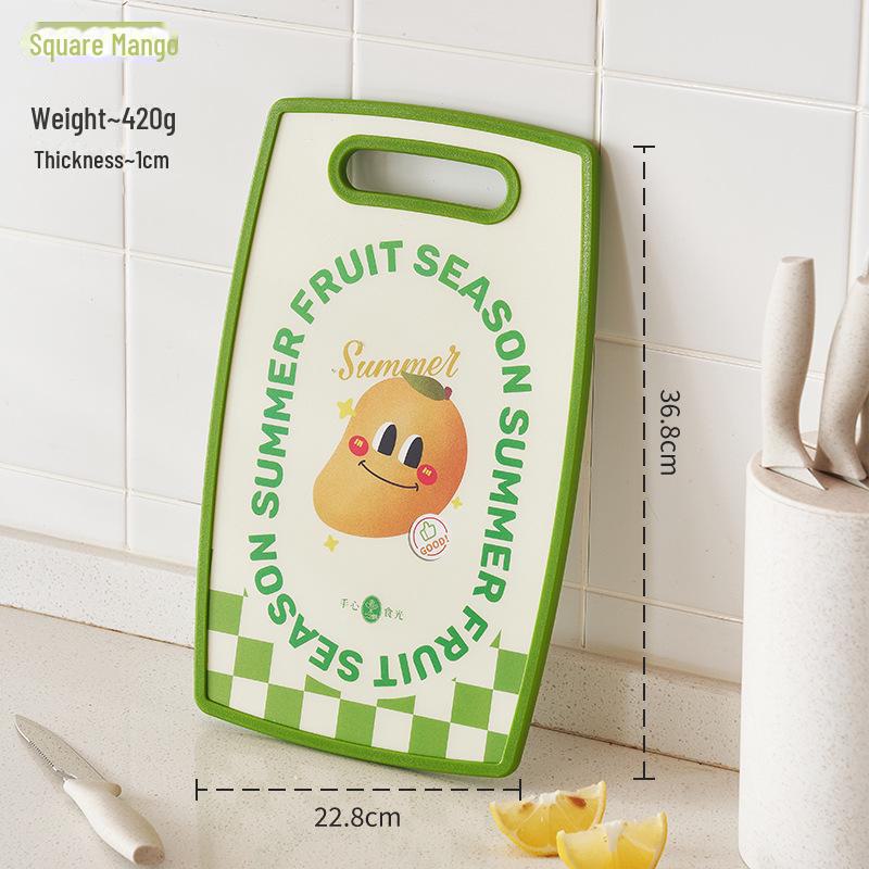 Kreatives Kinder-Doppelseitiges Lebensmittel-Kunststoff-Schneidebrett für Obst