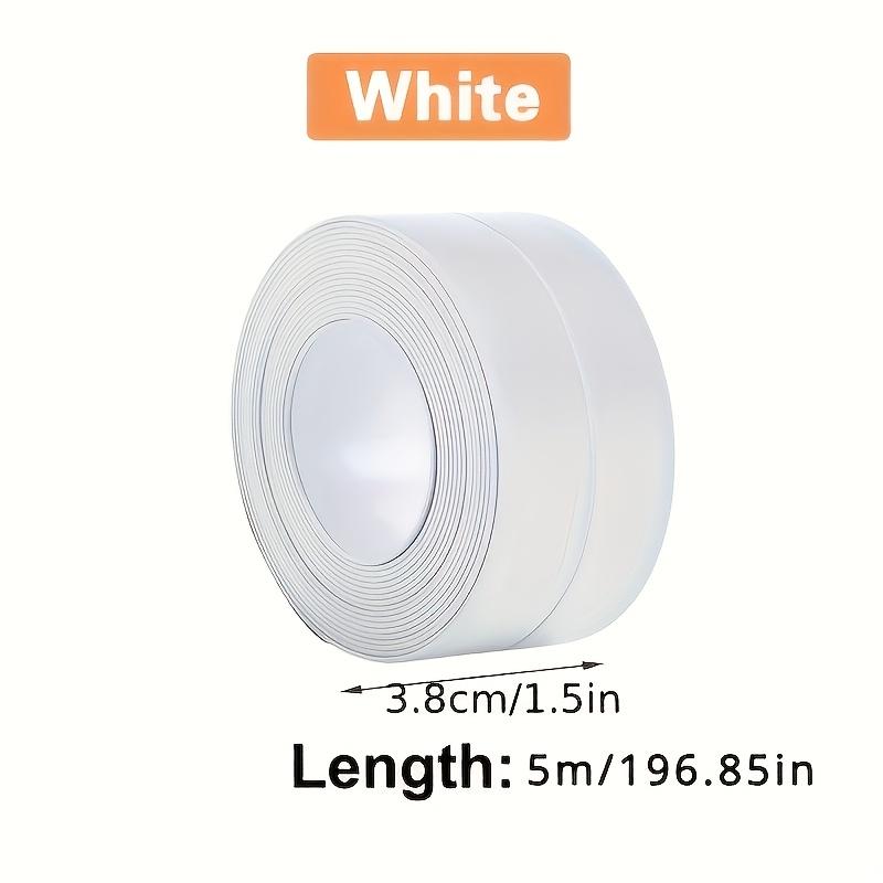 5-Meter Waterproof and Moisture-Proof Tape, Ideal for Sealing Joints, Toilet Tanks, and Corners In Kitchens and Bathrooms.