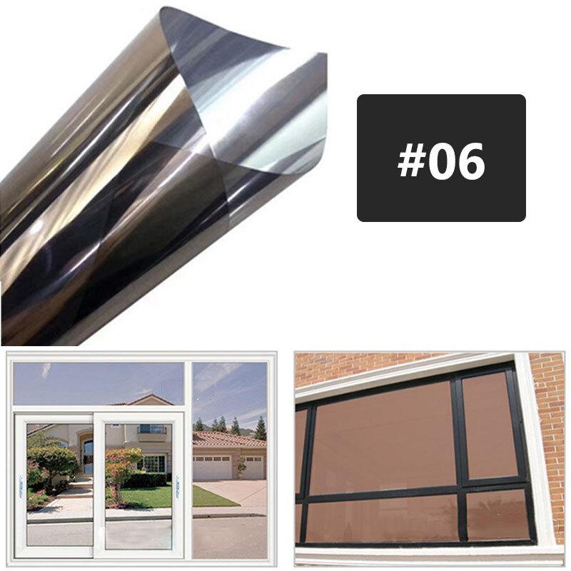 40x200cm Mirror Window Privacy Film Sun Blocking Glass Window Film Heat Insulation Film UV Reflective Sun Shade Glass Sticker
