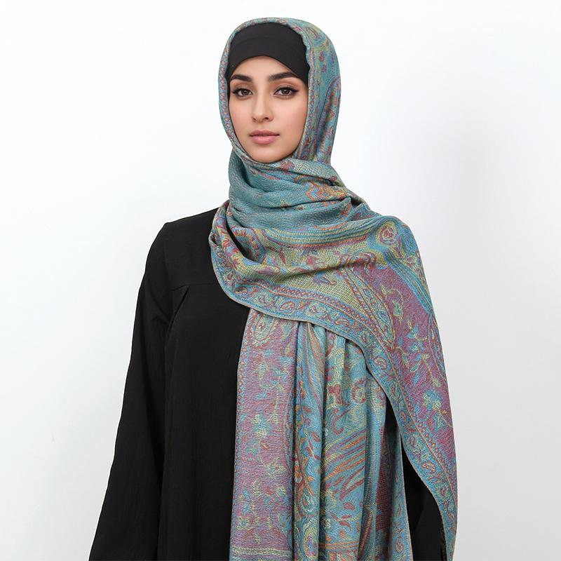 Winter Warm Cashmere Scarf For Women Luxury Print Pashmina Shawl Wrap Neckerchief Female Bufanda Echarpe Design Headband