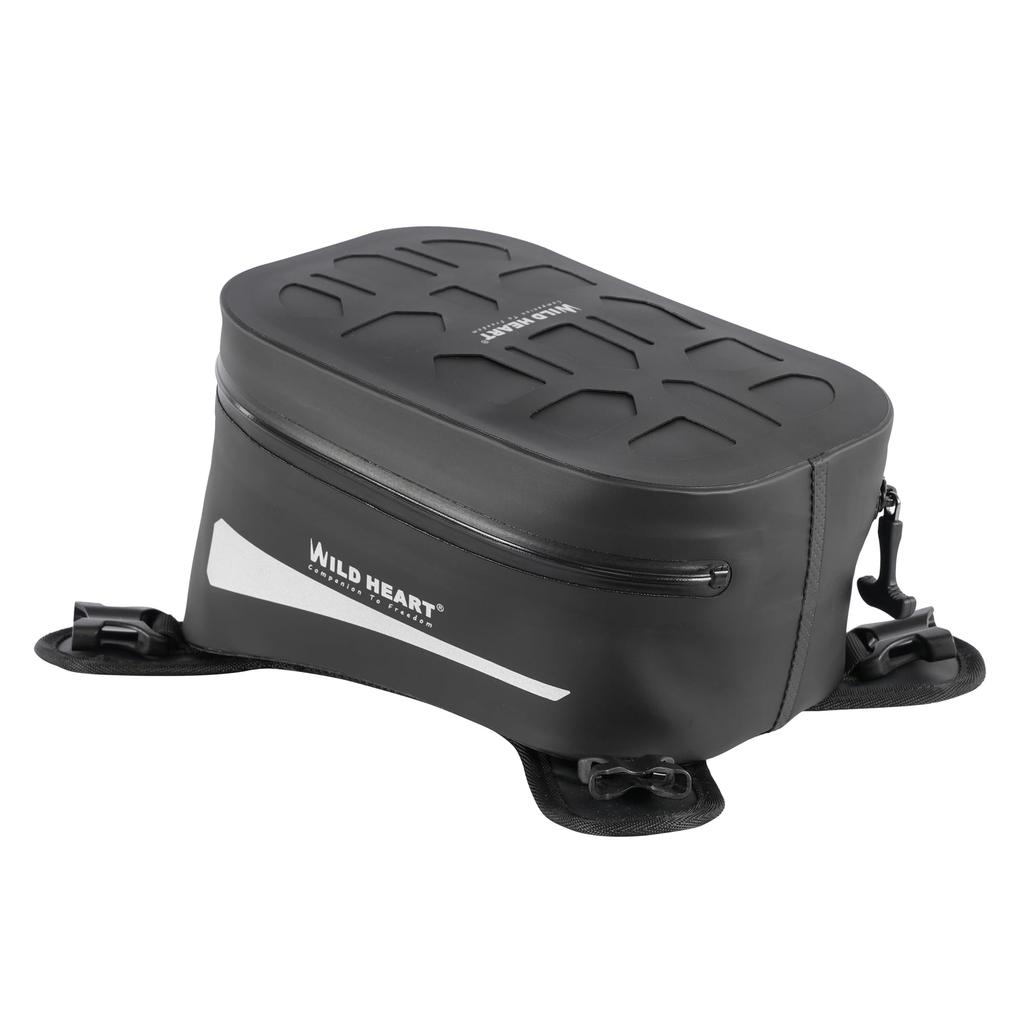 WILD HEART Motorcycle Tank Bag Compatible with Most Motorcycle Outdoor Riding Accessories (Black)