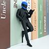 Lustige Motorradfahrer Buchstützen 3D Gedruckte Buch Ornamente Kreative Rennfahrer Lesezeichen Geschenke