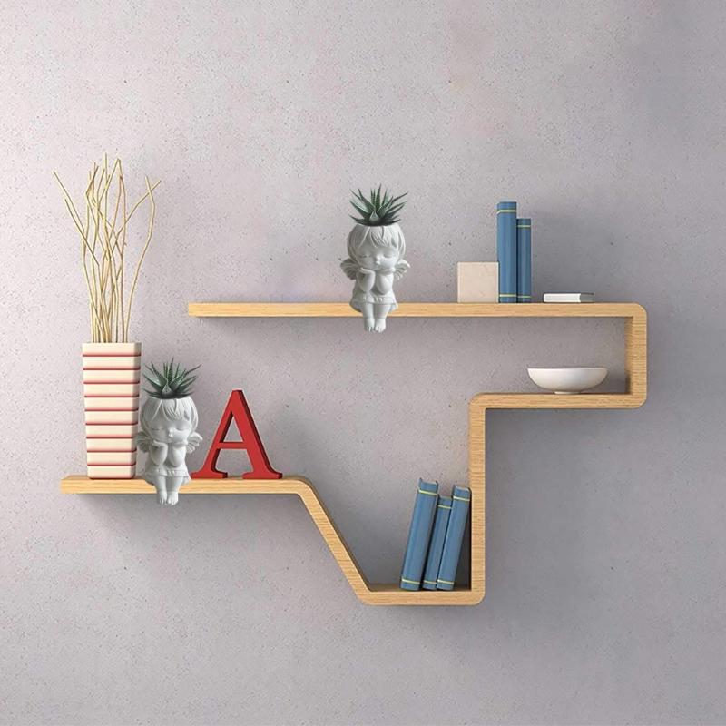 Garden Planter Pot Silicone Mold Wing Girl Vase Flower Pot Pen Holder Resin Mold Unique Garden Decoration Planter Mold