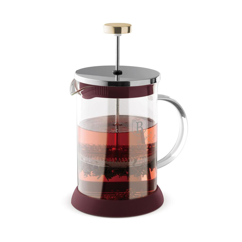 PISTON COFFEE AND TEA INFUSER 600ml BERLINGER HAUS BH-8584 LEONARDO