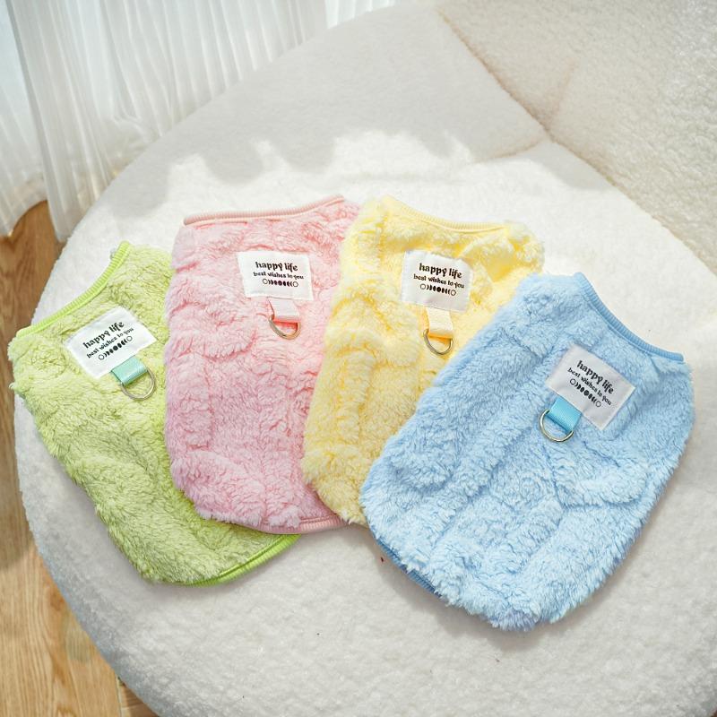 Hundekleidung Winter Teddybär Kleiner Hund Haustier Herbst und Winter Fleece Schleppzubehör für Hunde und Katzen