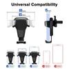 Car Mobile Bracket Universal Gravity Auto Phone Holder Air Vent Clip Mount Phone CellPhone Stand Support For iPhone