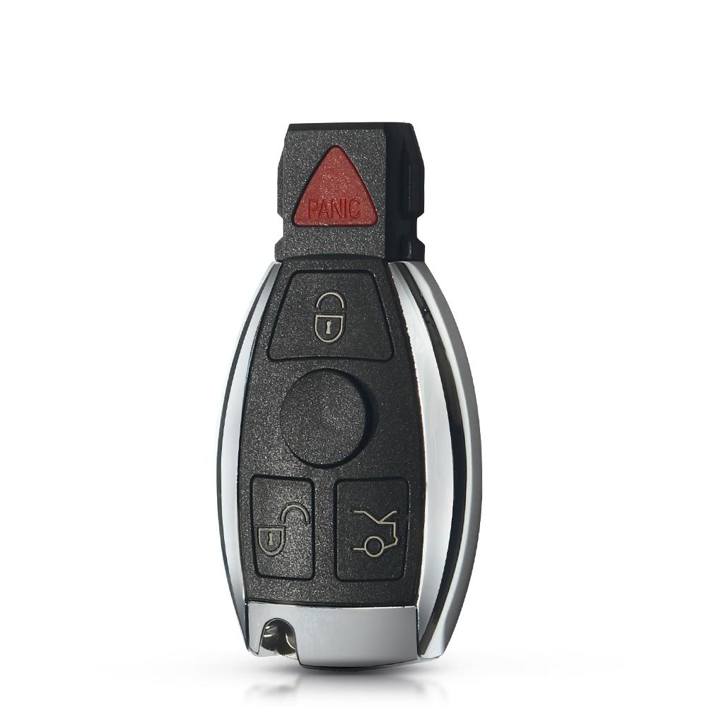 KEYYOU 10pcs 2/3/4 Buttons Keyless Entry Remote Car Key For Mercedes Benz Year 2000+ Supports Original NEC and BGA Smart Key