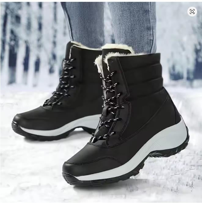 42 Size Snow Boots for Women Platform Shoes Boots Plush Keep Warm Women's Thigh High Boots Winter Ankle Boots Comfortable Walking Shoes