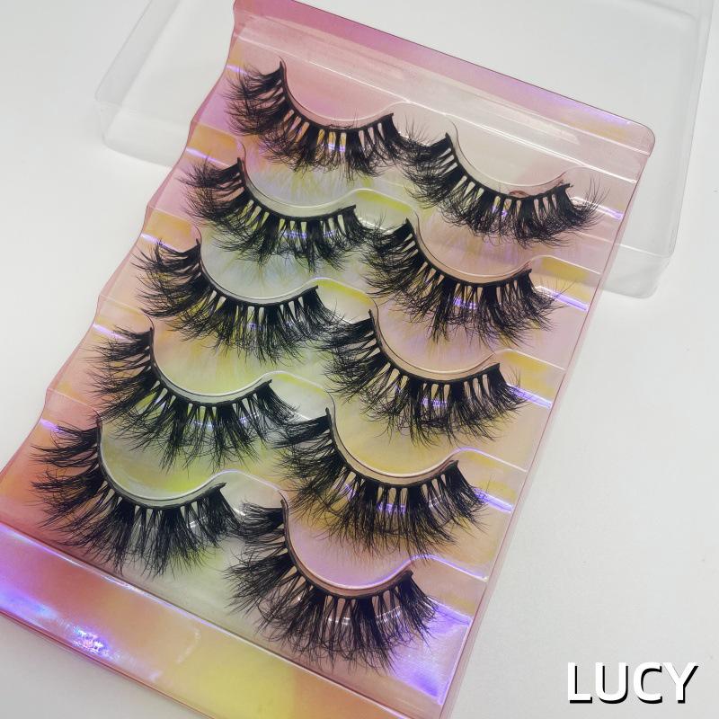 Xiyin Style European & American Thick Curled Imitation Mink False Eyelashes