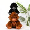 20/30CM Niedliches Kleiner Gorilla Plüschtier Affe Stofftiere Weiches Kissen Puppe Hübsch Sitzend Lustig Heimdekoration Kinder Geschenke