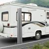 Caravan Outdoor Camping Shower Cabin Kits No Drilling Suction Cups & Rod & Shower Curtain For Motorhomes Outer Accessories