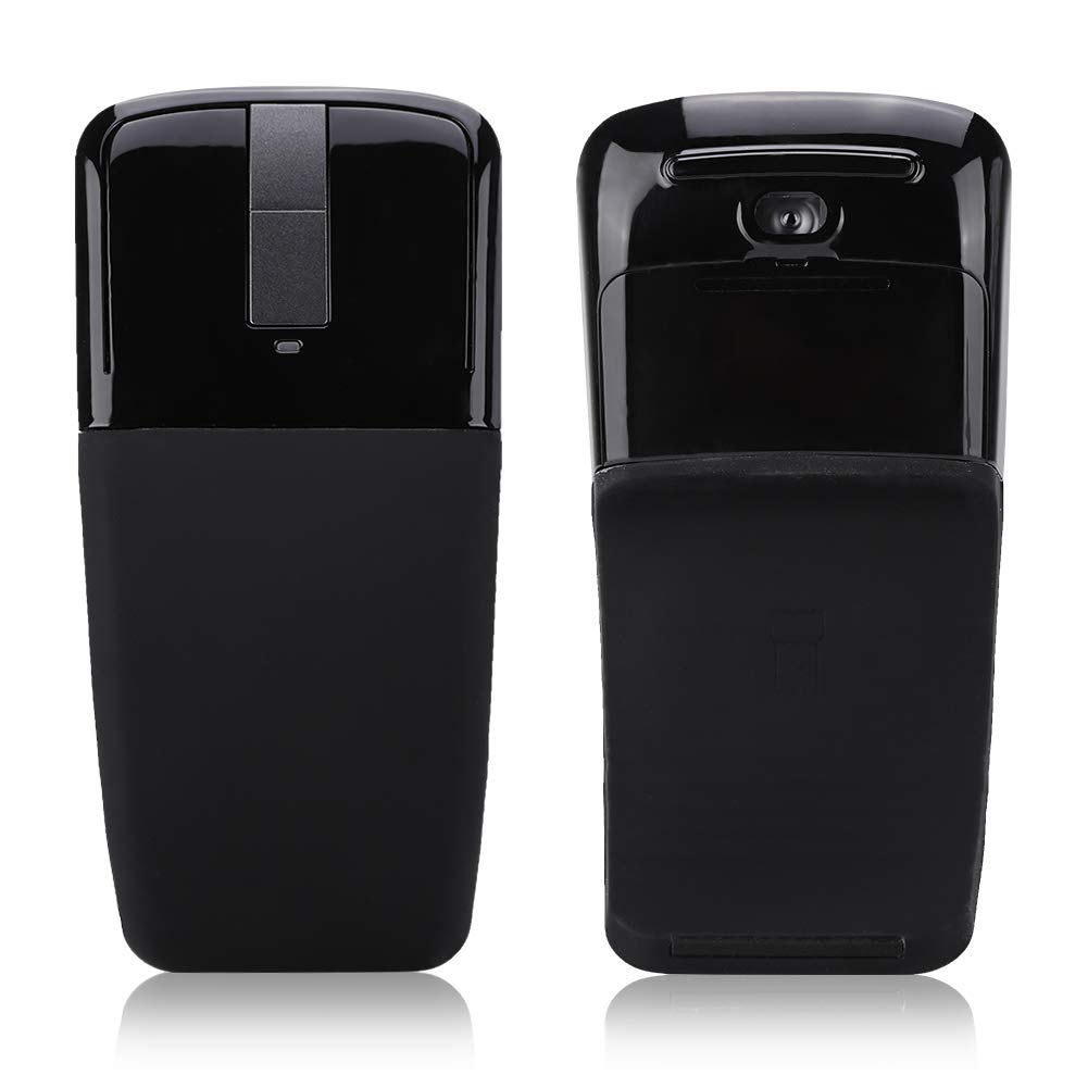 Bluetooth Wireless Foldable Arc Wireless Touch Thin Portable Foldable Optical Mouse Receiver for and Phones Mouse, Mouse, Notebooks, Laptops, Tablets,