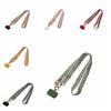 Pearl Pendant Phone Antilost Lanyard Wide Cloth Cell Phone Lanyard  Necklace Cord