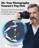 HEIPI Super Clamp Phone Camera Mount 2-in-1 Clamp and Stand 360-Degree Rotating Magic Arm Phone Clip Adapter Max Clamp 3.97 Inches