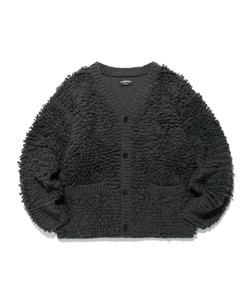 Niceghostclub Loop Sweater Cardigan_Charcoal(Ng2Efuk681A)