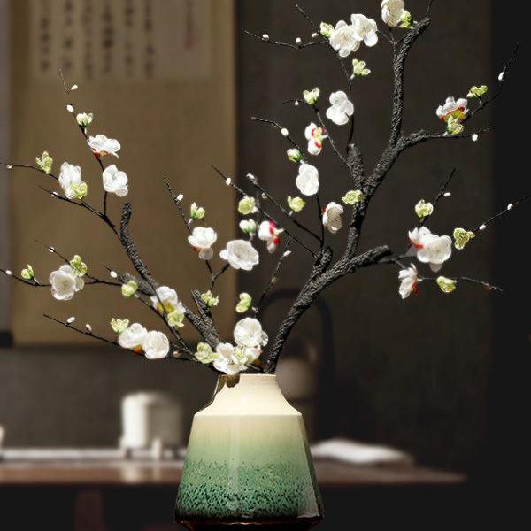 Zen-Inspired Dried Flower Vase for Dining Table and Living Room Display