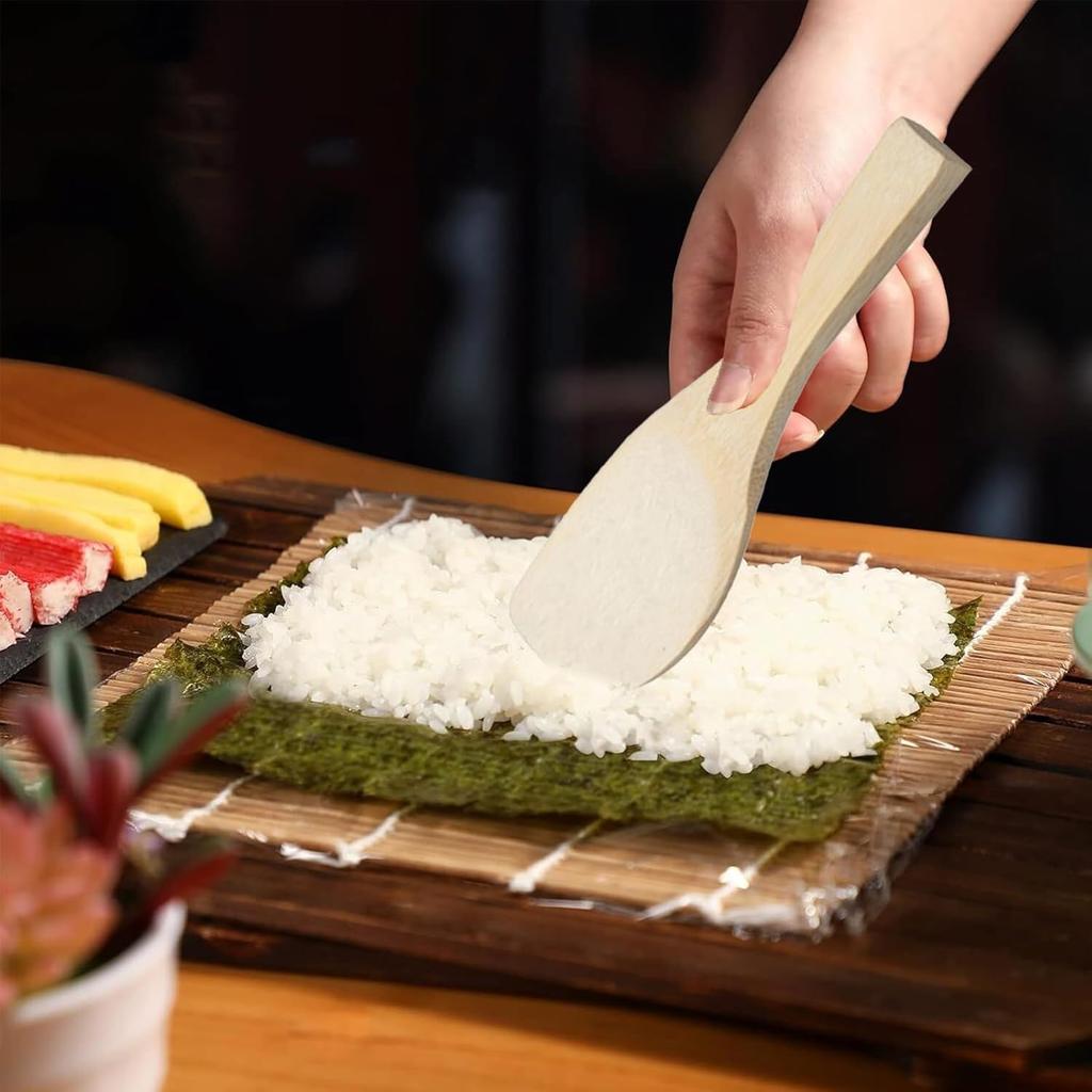 DIY Bamboo Sushi Maker Rolling Mat Sushi Tools Rice Rollers Kitchen Gadget Hand Maker Food Rice Roll Mold Cooking Accessories