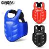 Protetor Corporal de Boxe Peitoral Colete Protetor de Peito Crianças MMA Kick Equipamento Sanda Artes Marciais Taekwondo Treinamento Karate Muay Thai Uniforme