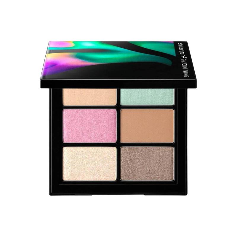 Shu Uemura Shabonne Wong 2025 Summer Limited Edition Six Color Eyeshadow Palette Easy to Color Co-branded Limited Edition #Bio Mint mint plate коричневый