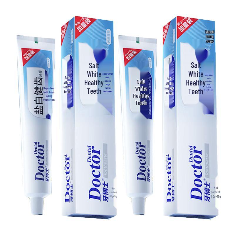 Dr. Ya Salt White Healthy Teeth Toothpaste 105g x 2 Pack