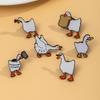 Adorable Cartoon Duck Brooch – Creative Metal Badge Accessories