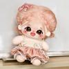20cm Cute Cotton Plush Doll Outfit with Dress and Pants