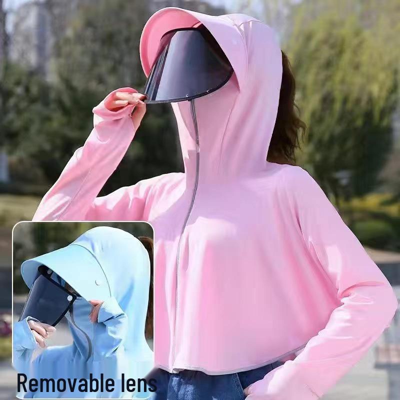 Women's Hooded UV Protection Cycling Jacket - Lightweight & Breathable