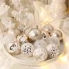 16pcs Shatterproof Christmas Tree Pendants Painted Christmas Decorations Christmas Balls  New Year
