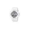 300M Waterproof Quartz Movement Resin Strap Watch Women Watches Silver GMA-S140VA-7A