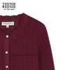 Teenie Weenie Women's Bear Letter Knit Cardigan