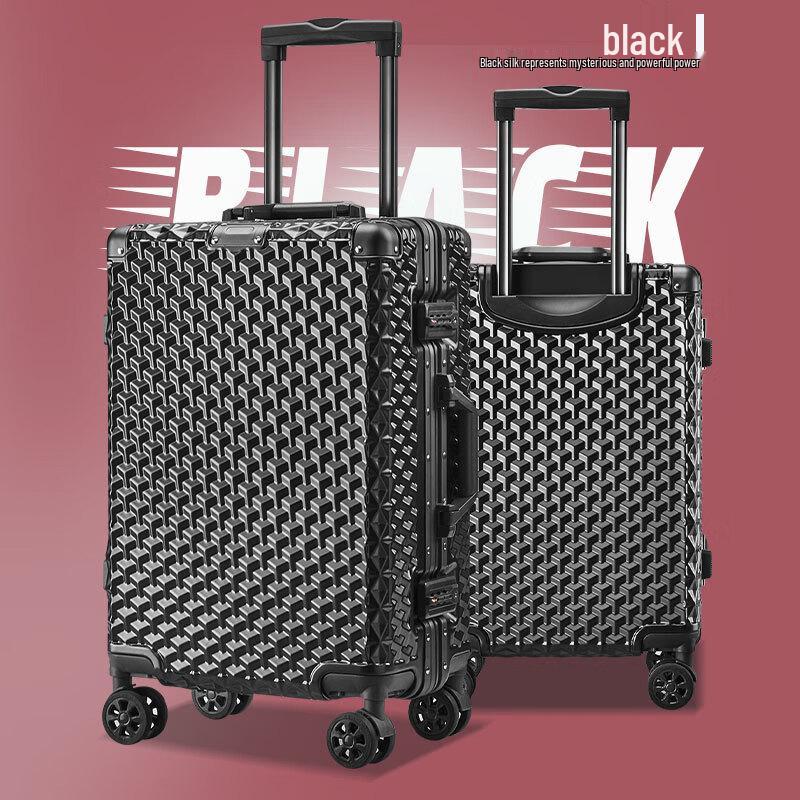 Shi Kong 20-inch Carry-On Aluminum Frame Suitcase 20 inch