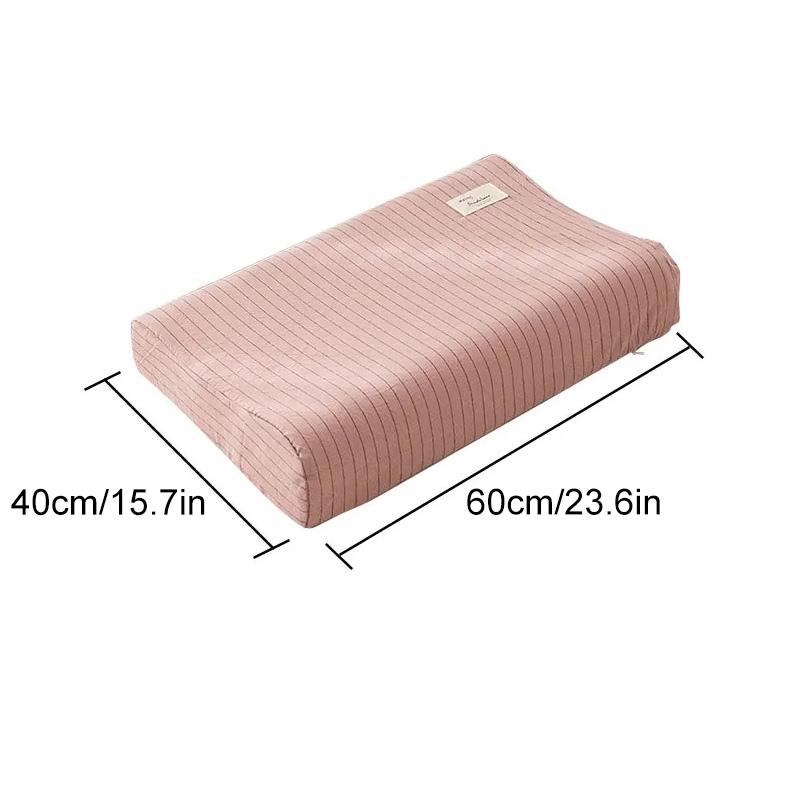 1 buc. Fețe de pernă din latex Moale Solid Moale Spumă cu memorie Gât Husă pernă cu memorie Husă de bumbac pentru pernă Fețe de pernă 40x60CM Dungi Carouri