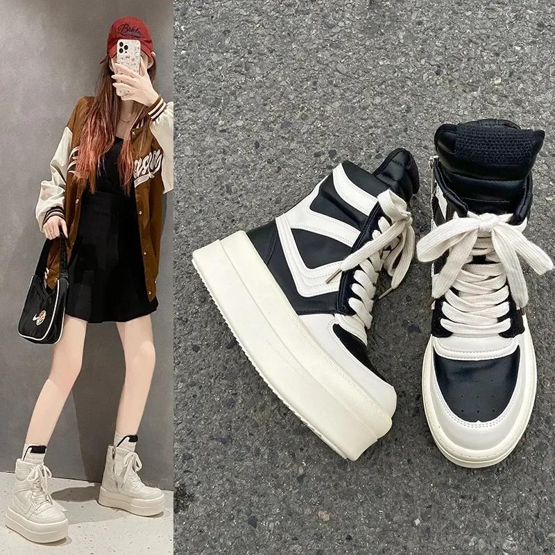 Fashion Luxury Trainers Casual Shoes Men High Top Brown Suede Genuine Leather Women Flat Geobasket Ro Lace Up Sneakers Zip Ankle Boots
