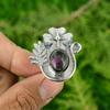 Ruby Zoisite Gemstone Promise Flower Stackable Ring Jewelry 925 Sterling Silver