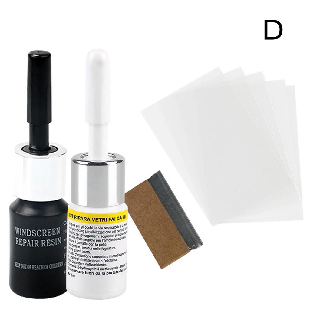 Windshield Crack Repair Kit, Window Glass Liquid Repair Resins Nano Fluid Glass Filler Quick Repairing for Car & Phone Screen