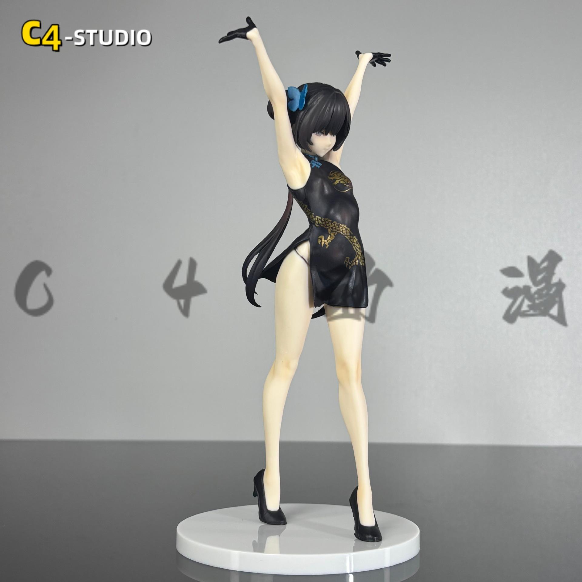 

Studio Blue Archive Kisaki Arms Up Pose Anime Figure Cheongsam Girl Statue Pc Case Desktop Decor For Fans Collectors Poseable Articulated Scale