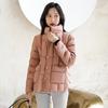 Small Down Jacket Women's New Design Sense Fashion Stand-up Collar White Duck Down Jacket Loose